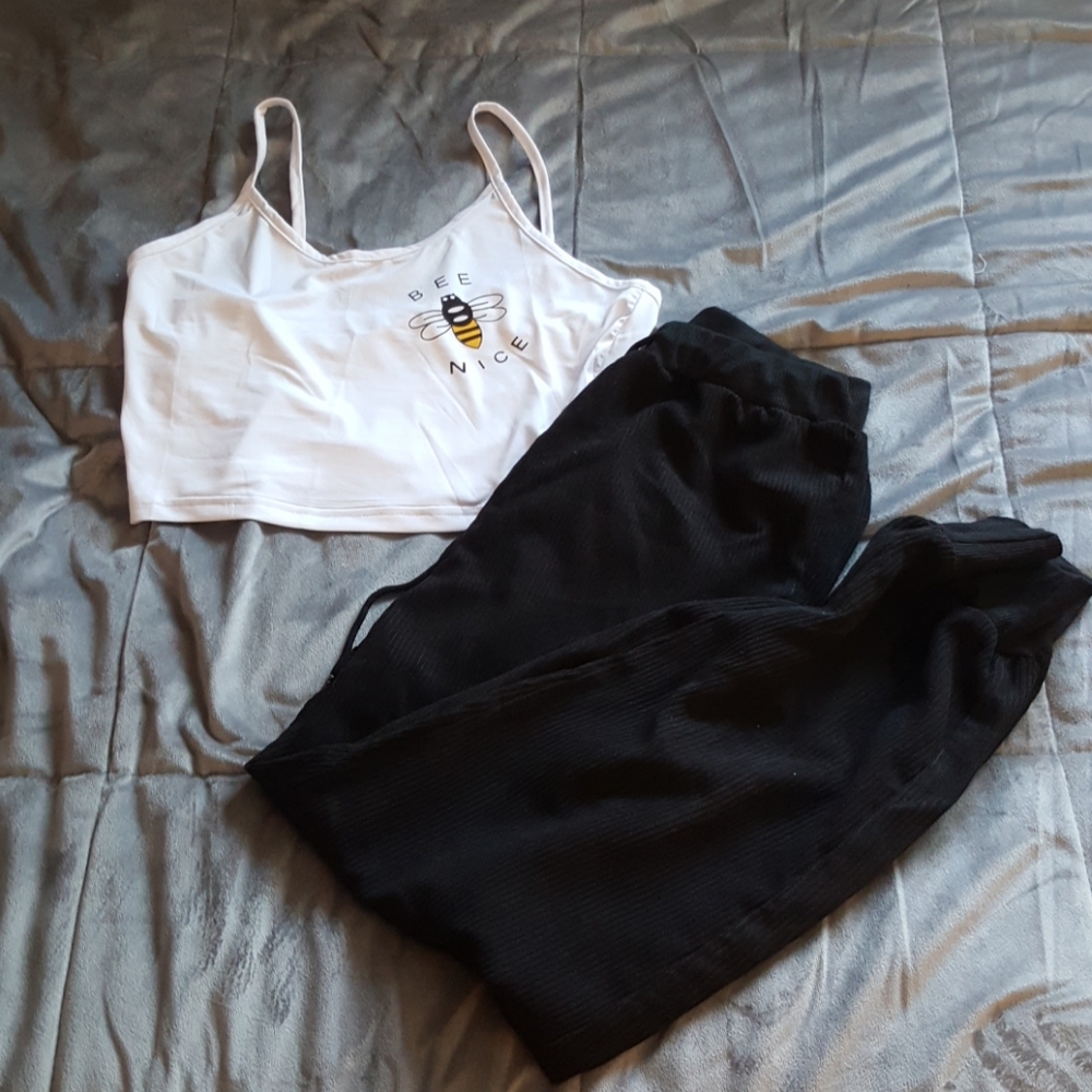 Bee Print Cami PJ Set